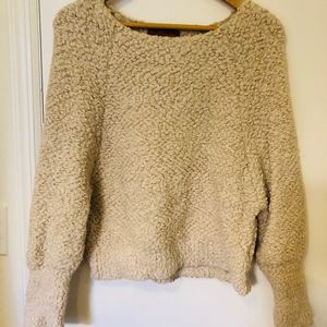 Plush Warm Beige Sweater